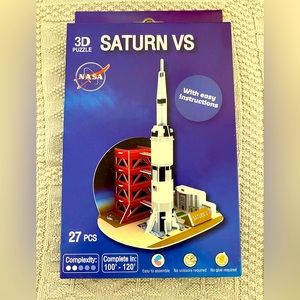 Saturn VS Rocket 3D Puzzle